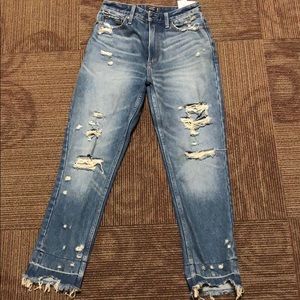 Abercrombie & Fitch high waisted denim jeans
